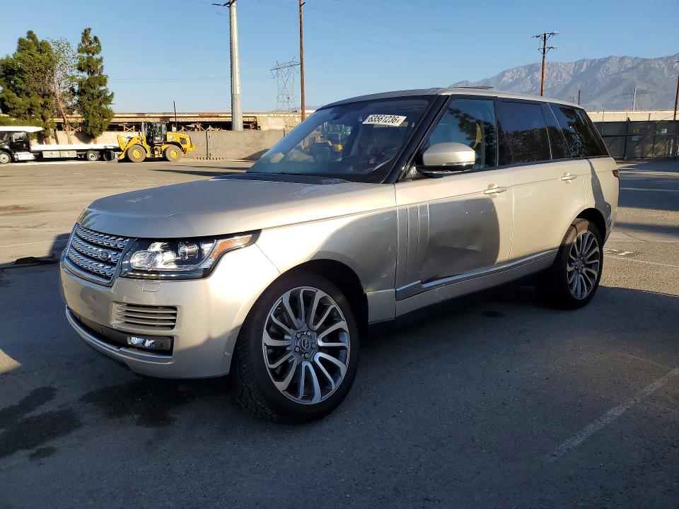 2016 Land rover RANGE ROVER VIN SALGS2EFXGA294604 — COPART salvage auction photo