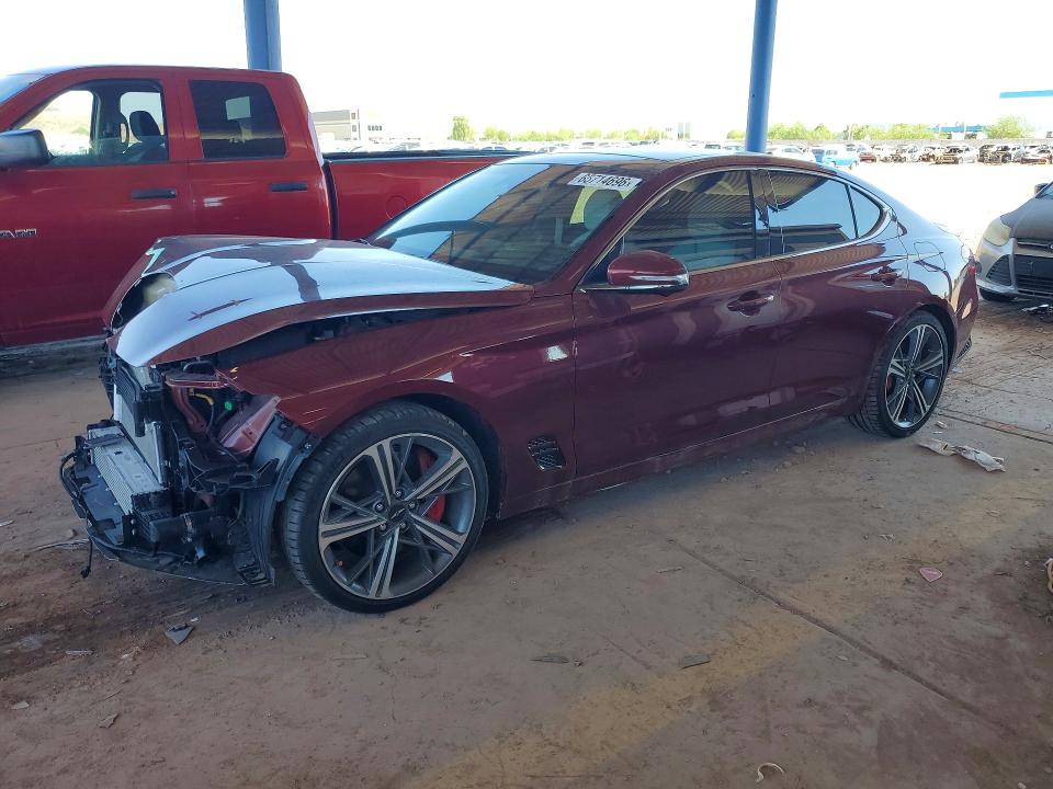 2025 Genesis G70 VIN KMTG54SE0SU146511 — COPART salvage auction photo