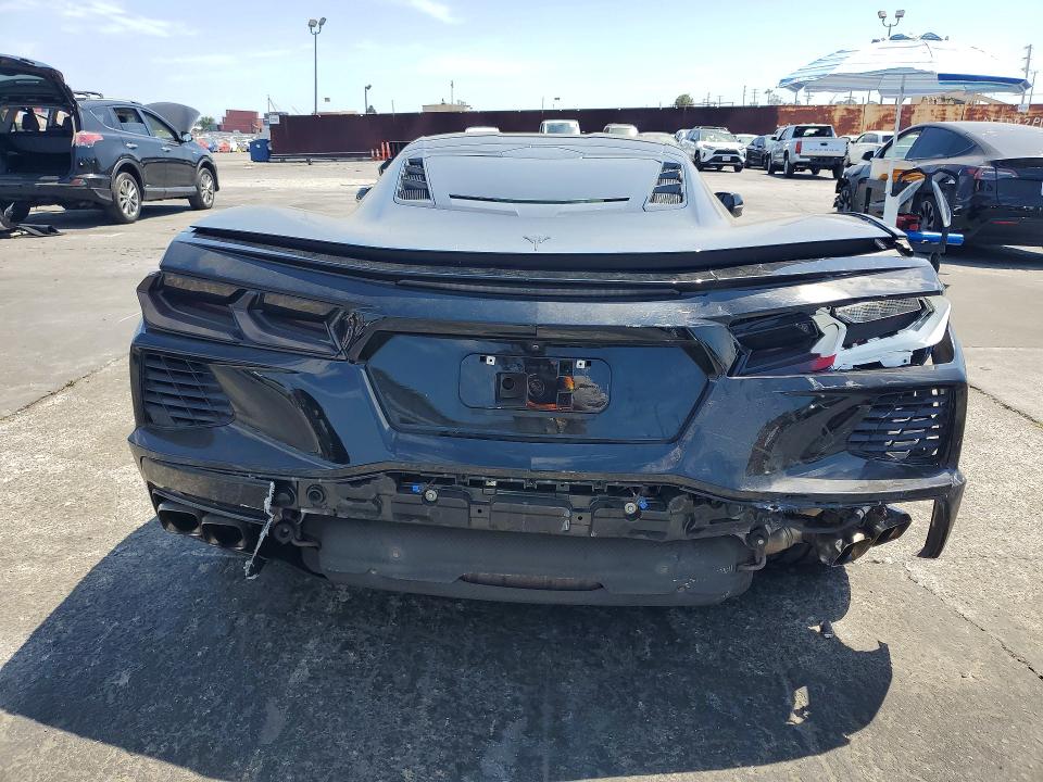 2021 Chevrolet Corvette VIN 1G1YA2D4XM5115246 COPART salvage auction — REAR END, Ca - Salvage Certificate, sold $24,700 on 2026-09-02 (photo 6)