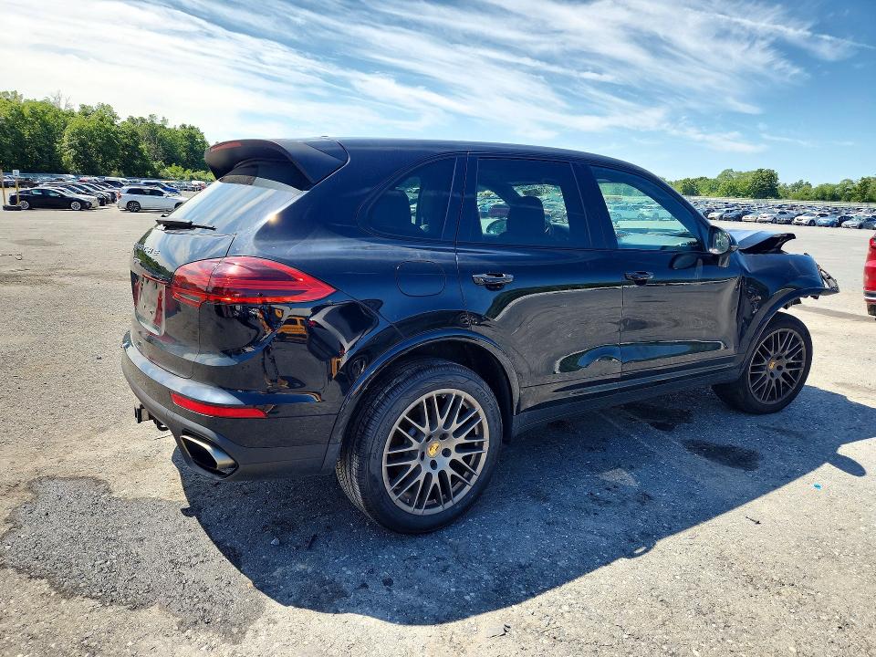 2018 Porsche Cayenne VIN WP1AA2A21JKA06701 COPART salvage auction — FRONT END, Va - Certificate Of Title, sold $4,600 on 2026-09-10 (photo 3)
