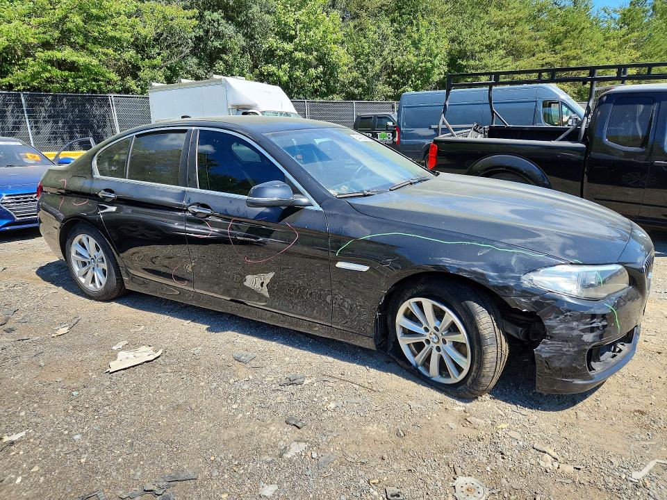 2014 BMW 5er VIN WBA5A7C56ED618438 COPART salvage auction — FRONT END, Md - Cert Of Salvage > 75% Damage, sold $2,000 on 2026-08-21 (photo 4)