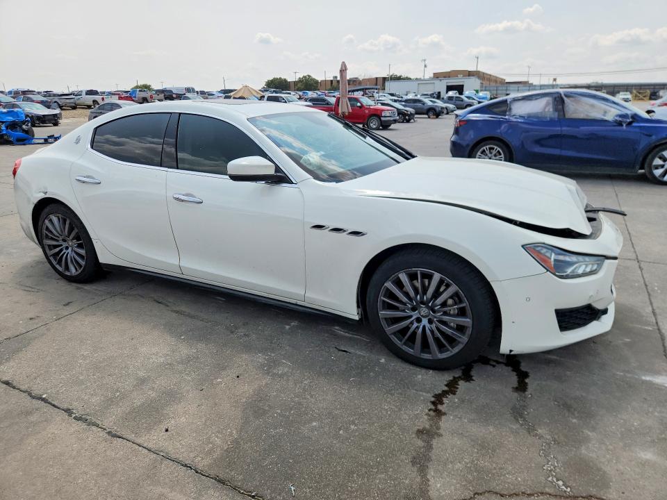 2020 Maserati Ghibli VIN ZAM57XSA7L1344418 COPART salvage auction — FRONT END, Tx - Salvage Vehicle Title, sold $4,650 on 2026-08-17 (photo 4)