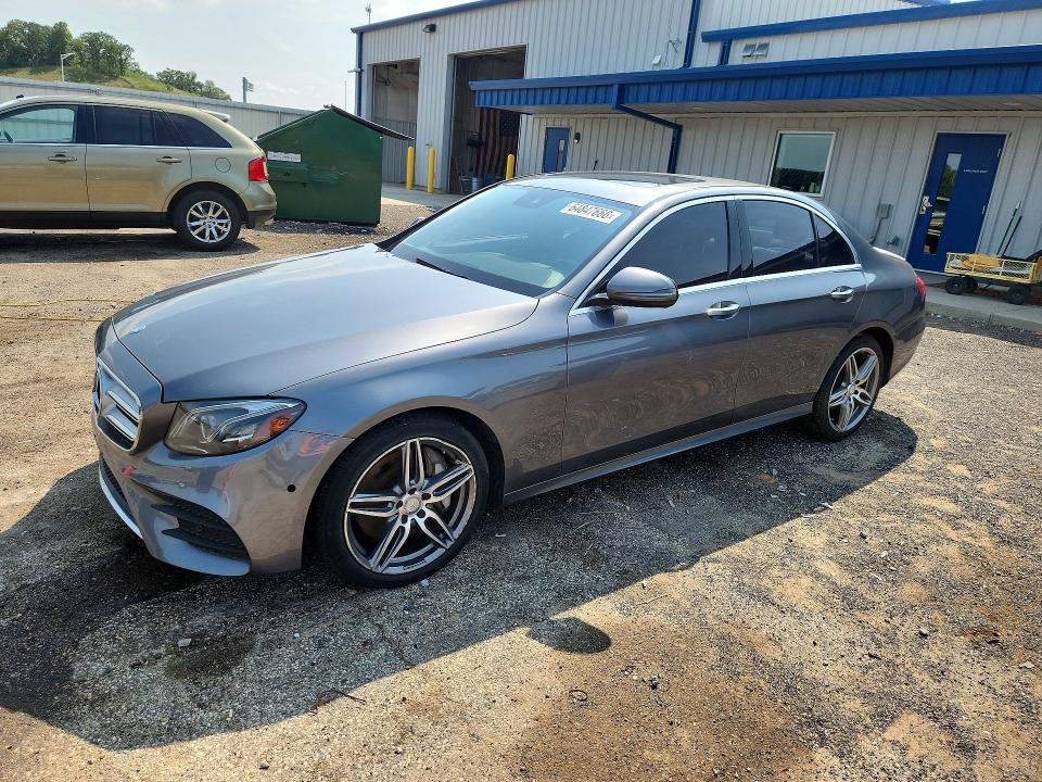 2017 Mercedes-benz E-class VIN WDDZF4KB8HA146850 COPART salvage auction — FRONT END, Wi - Certificate Of Title, sold $1,600 on 2026-08-18 (photo 1)