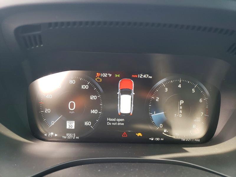 2020 Volvo Xc60 VIN YV4A22RK9L1585039 COPART salvage auction — REAR END, CT - CERT OF TITLE-SALVAGE, sold $11,600 on 2026-08-18 (photo 9)