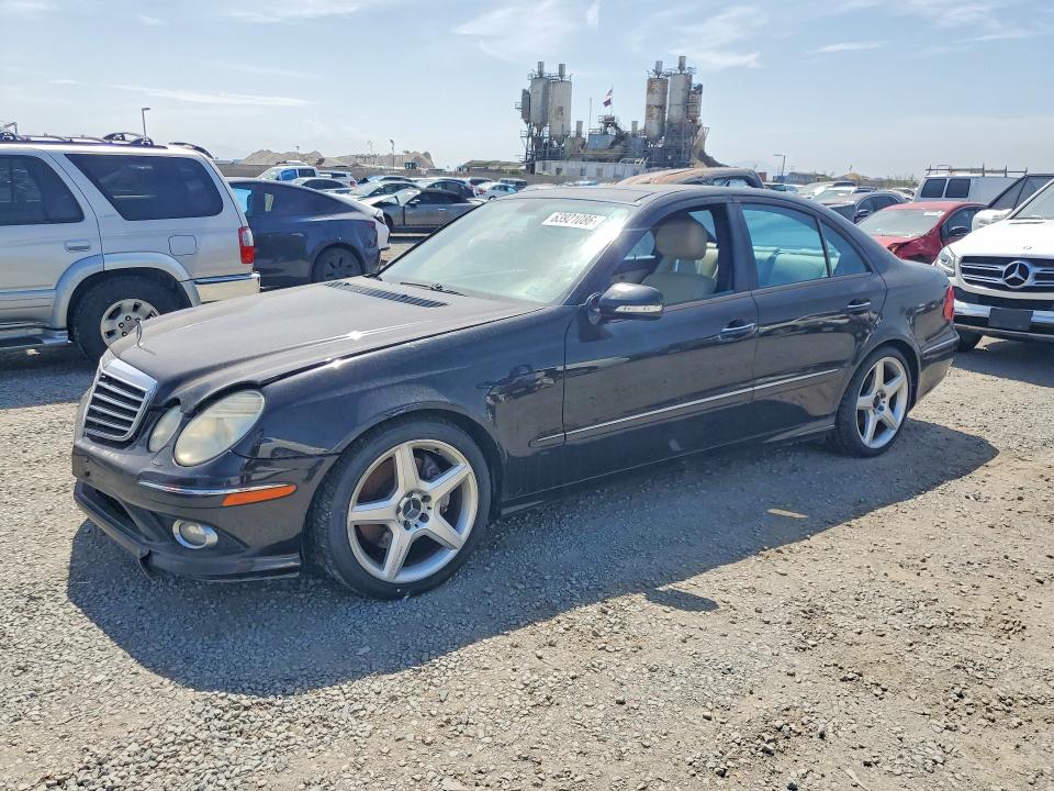 2007 Mercedes-benz E-class VIN WDBUF56XX7B056946 COPART salvage auction — FRONT END, CA - DIS/DLR/EXP ONLY CLEAN TITLE, sold $175 on 2026-08-07 (photo 1)