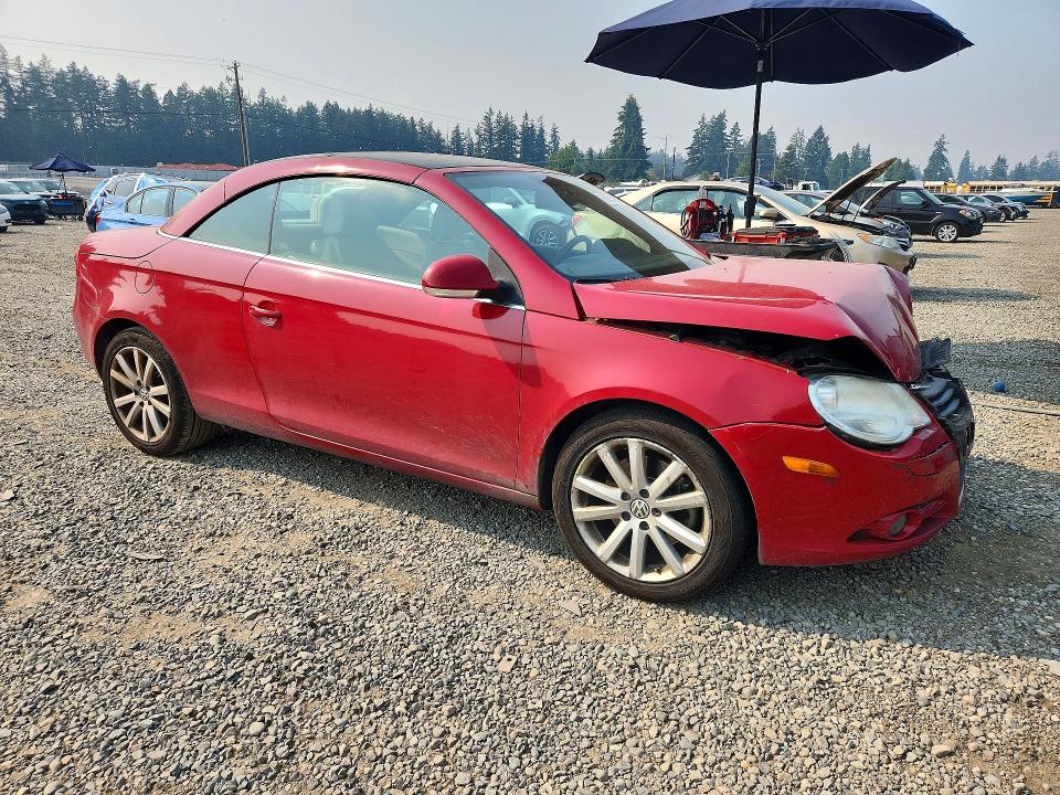 2007 Volkswagen Eos VIN WVWBA71FX7V045770 COPART salvage auction — FRONT END, WA - BILL OF SALE, sold $325 on 2026-08-14 (photo 4)