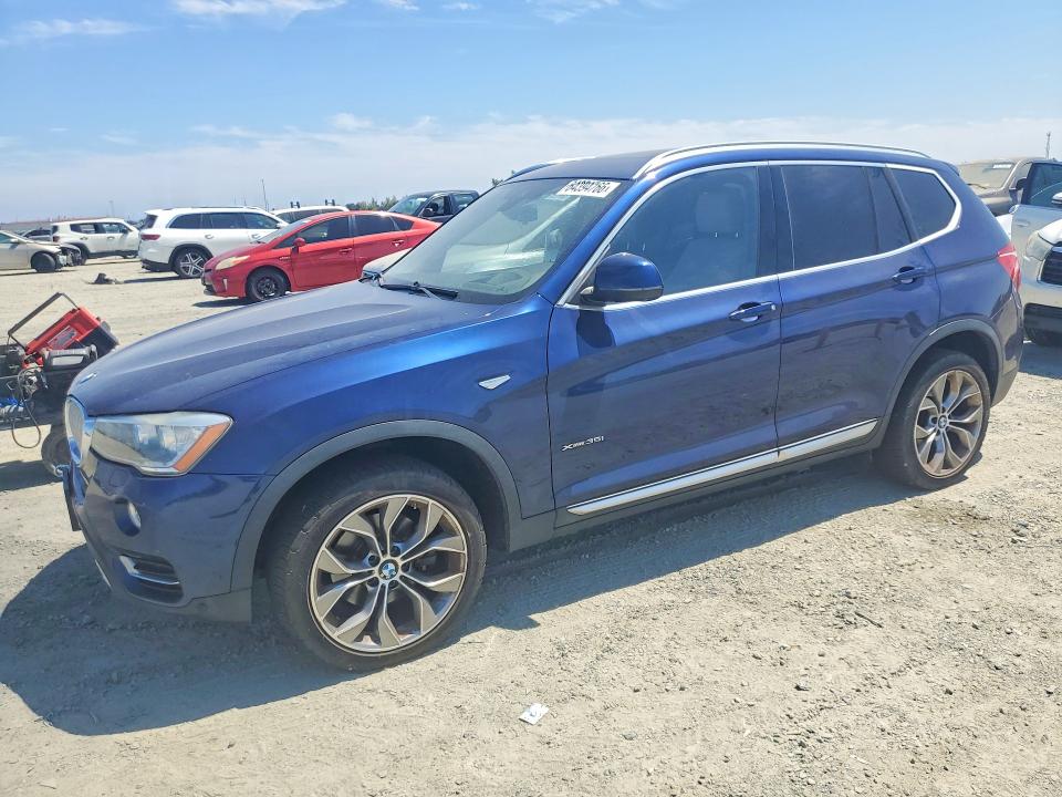 2016 BMW X3 VIN 5UXWX7C5XG0R18482 COPART salvage auction — MECHANICAL, Ca - Dis/Dlr/Exp Only Clean Title, sold $675 on 2026-08-18 (photo 1)