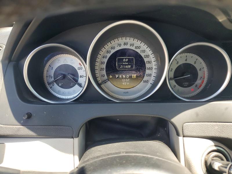 2012 Mercedes-benz C class VIN WDDGJ4HB9CF932455 COPART salvage auction — SIDE, CA - DIS/DLR/EXP ONLY LIEN PAPERS, sold $525 on 2026-08-13 (photo 9)