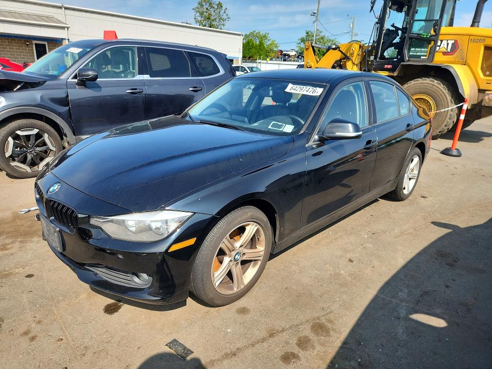 2014 BMW 3 series VIN WBA3C3C57EF985167 COPART salvage auction — WATER/FLOOD, CT - CERT OF TITLE-SALVAGE, sold $525 on 2026-08-14 (photo 1)