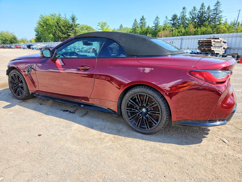 2022 BMW M4 VIN WBS33BA02NCJ04325 COPART salvage auction — FRONT END, On - Permit Salvage (P), sold $23,100 on 2026-08-20 (photo 2)