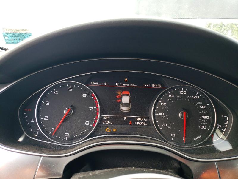 2013 Audi A6 VIN WAUGFAFC9DN137867 COPART salvage auction — FRONT END, Ct - Certificate Of Title, sold $475 on 2026-09-01 (photo 9)