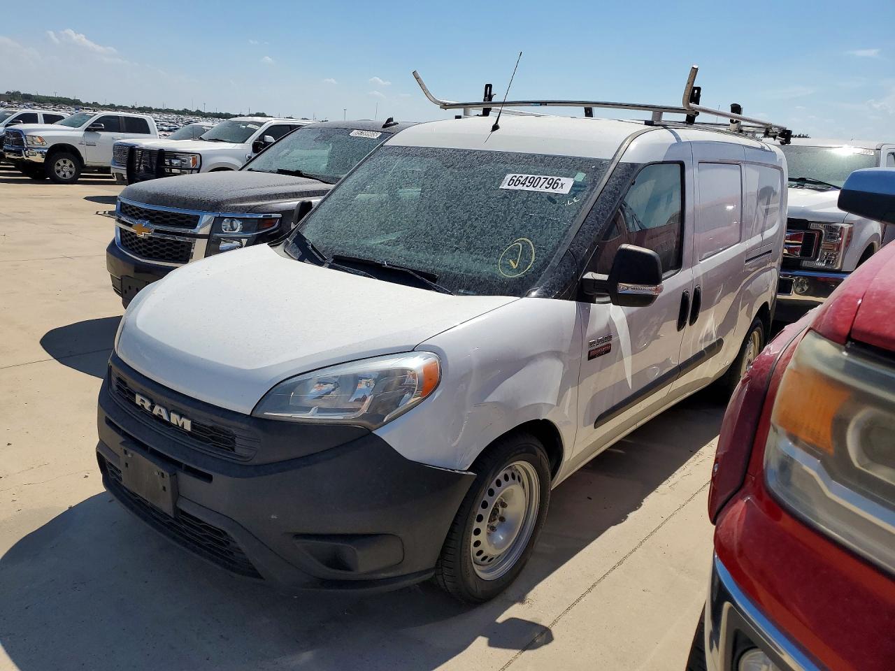 2021 Ram ProMaster City VIN ZFBHRFAB4M6T89727 — COPART salvage auction photo