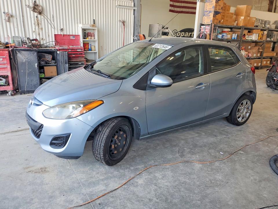 2013 Mazda 2 VIN JM1DE1KY8D0170723 COPART salvage auction — FRONT END, Ia - Cert Of Title-Salvage Title, sold $1,300 on 2026-09-08 (photo 1)