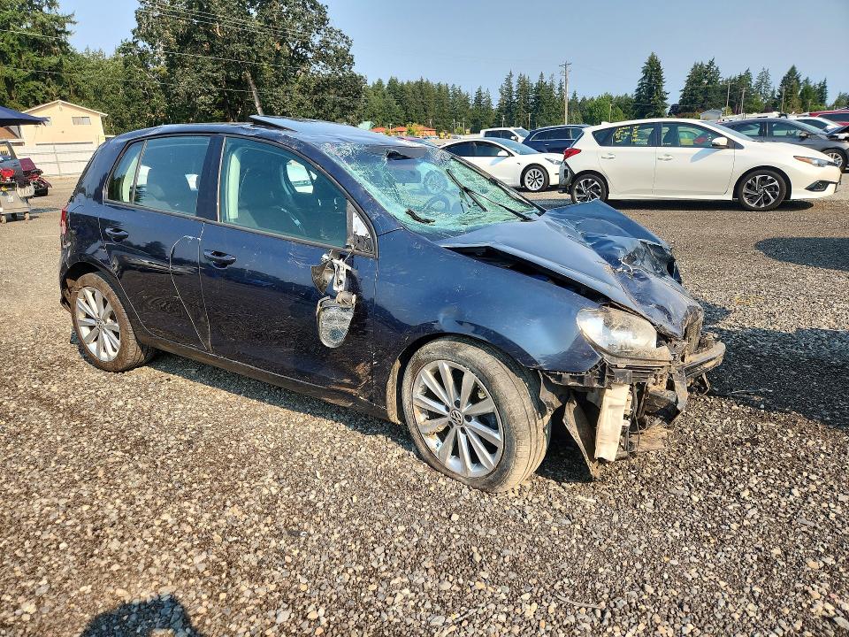 2012 Volkswagen Golf VIN WVWDM7AJ1CW321889 COPART salvage auction — ROLLOVER, Wa - Bill Of Sale, sold $250 on 2026-08-14 (photo 4)