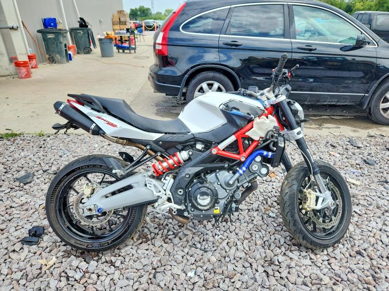 2013 Aprilia Shiver VIN ZD4RAC01XDS000505 COPART salvage auction — SIDE, Wi - Junked Vehicle Bill Of Sale, sold $725 on 2026-08-17 (photo 1)