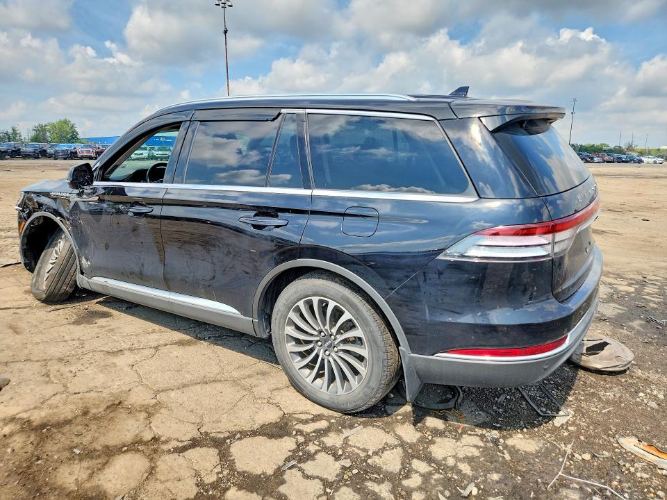 2022 Lincoln Aviator VIN 5LM5J0XC7NGL13007 COPART salvage auction — FRONT END, MI - SCRAP CERTIFICATE OF TITLE, sold $4,550 on 2026-09-05 (photo 2)