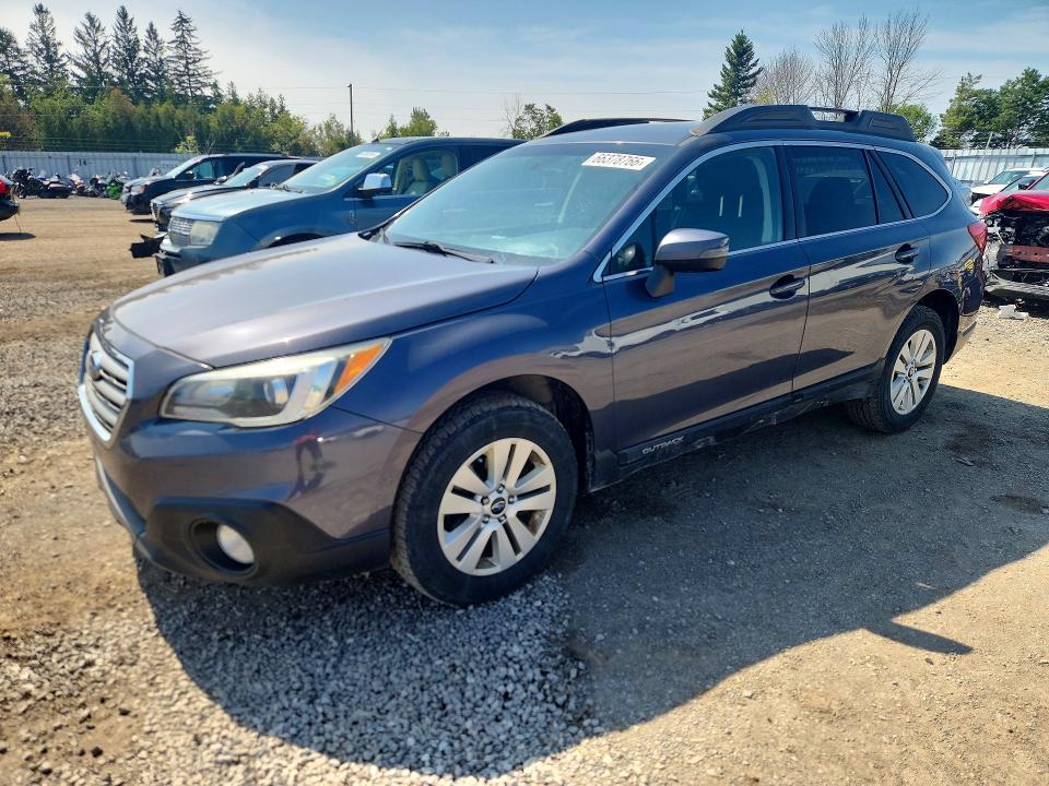 2016 Subaru Outback VIN 4S4BSCGC7G3348483 COPART salvage auction — FRONT END, ON - PERMIT NO BRAND - UNFIT, sold $1,500 on 2026-09-17 (photo 1)