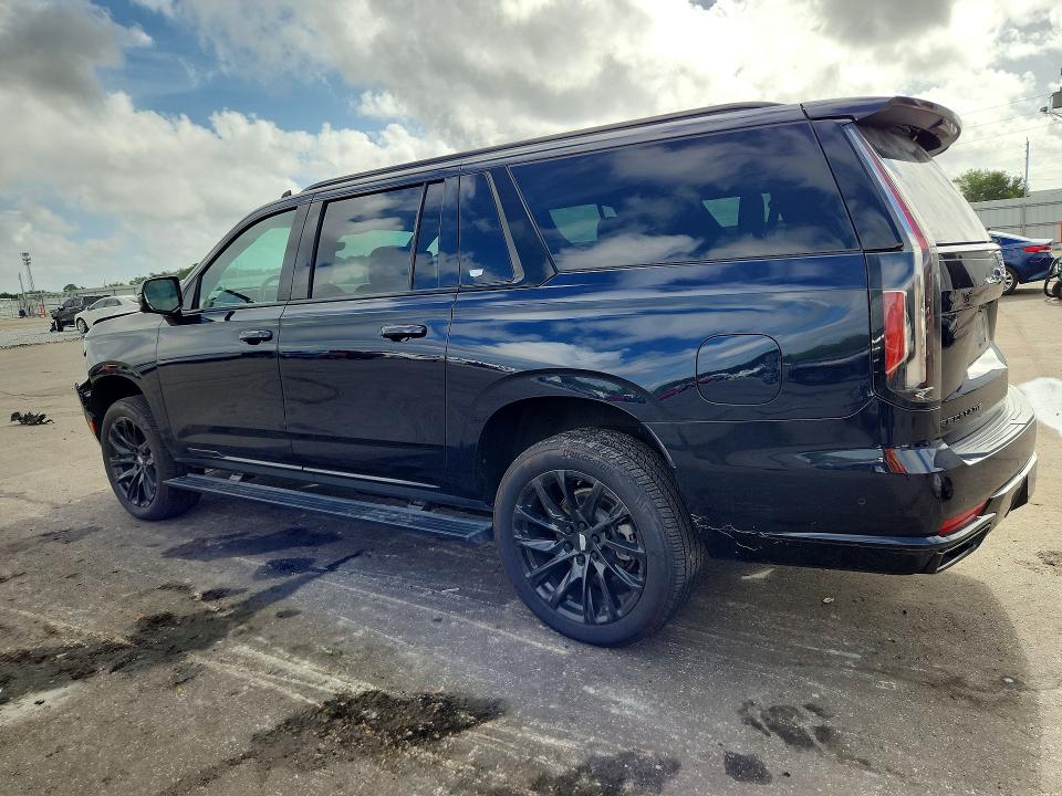 2021 Cadillac Escalade VIN 1GYS4RKL5MR226460 COPART salvage auction — FRONT END, Fl - Cert Of Title Slvg Rebuildable, sold $21,900 on 2026-08-26 (photo 2)