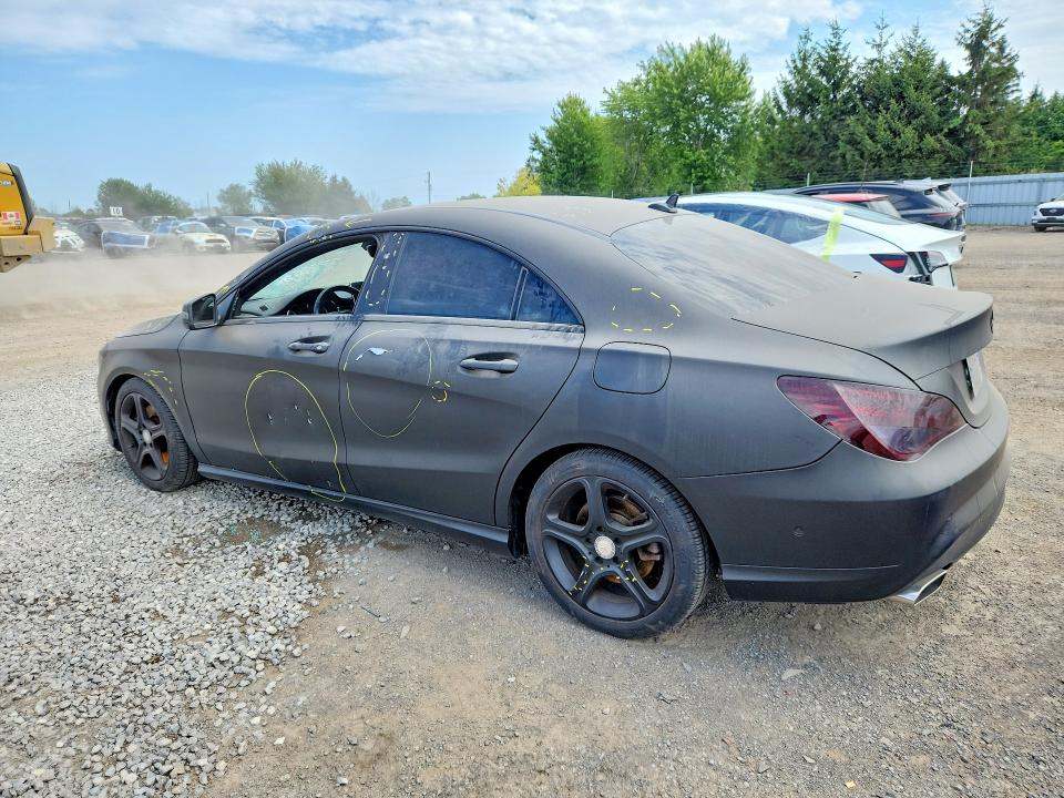 2015 Mercedes-benz Cla-klasse VIN WDDSJ4GB4FN214849 COPART salvage auction — VANDALISM, On - Permit No Brand - Unfit, sold $5,300 on 2026-08-13 (photo 2)