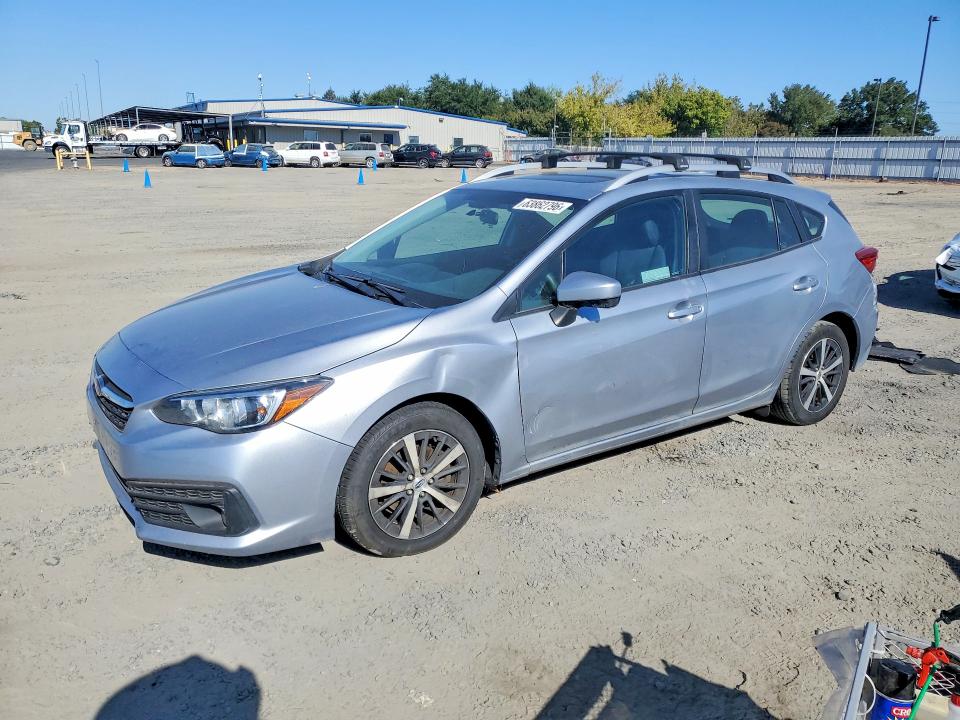 2022 Subaru Impreza VIN 4S3GTAD65N3726176 COPART salvage auction — SIDE, CA - DIS/DLR/EXP ONLY CLEAN TITLE (P), sold $6,500 on 2026-09-01 (photo 1)