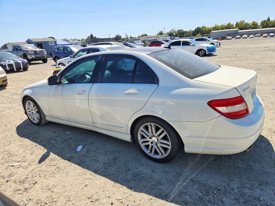2008 Mercedes-benz C class VIN WDDGF54X58R023837 COPART salvage auction — REAR END, CA - SALVAGE CERTIFICATE, sold $100 on 2026-08-13 (photo 2)