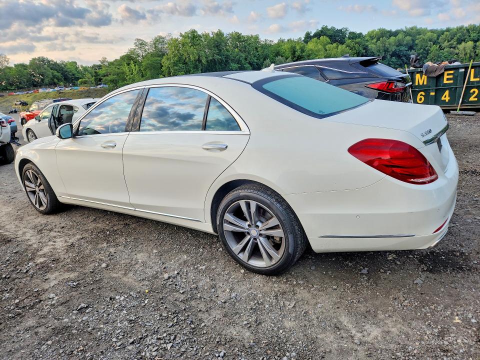 2017 Mercedes-benz S-klasse VIN WDDUG8FB2HA309596 COPART salvage auction — VANDALISM, Ny - Mv-907A Salvage Certificate, sold $8,800 on 2026-08-24 (photo 2)
