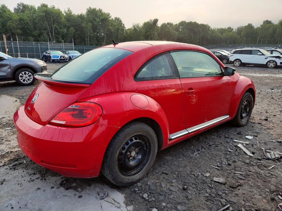 2013 Volkswagen Beetle VIN 3VW467ATXDM604706 COPART salvage auction — FRONT END, PA - CERTIFICATE OF SALVAGE, sold $450 on 2026-09-02 (photo 3)