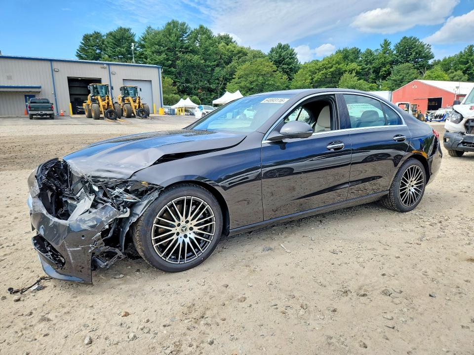 2026 Mercedes-benz C class VIN W1KAF4HB6TR310790 COPART salvage auction — FRONT END, MA - CERT OF TITLE-SALVAGE, sold $8,100 on 2026-09-03 (photo 1)