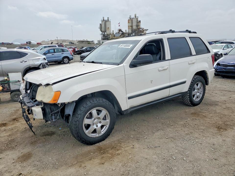 2008 Jeep Grand cherokee VIN 1J8GR48K18C160859 COPART salvage auction — FRONT END, CA - SALVAGE CERTIFICATE, sold $425 on 2026-08-21 (photo 1)