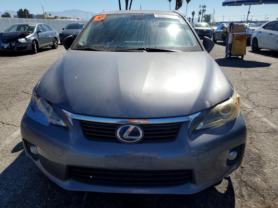 2012 Lexus Ct VIN JTHKD5BH2C2081295 COPART salvage auction — REAR END, Ca - Salvage Certificate, sold $1,750 on 2026-09-08 (photo 5)