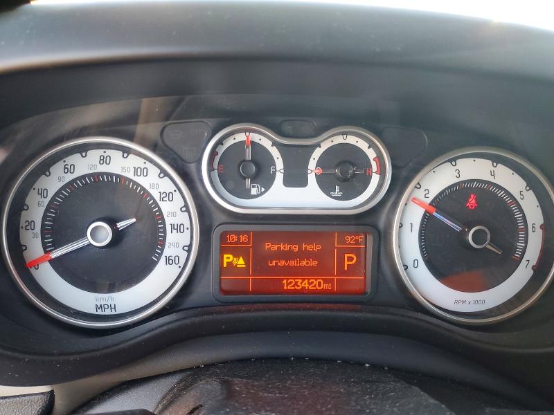 2014 Fiat 500l VIN ZFBCFABH0EZ002129 COPART salvage auction — MECHANICAL, Or - Certificate Of Title, sold $375 on 2026-08-17 (photo 9)
