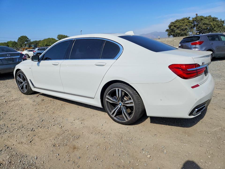 2017 BMW 7 series VIN WBA7F0C50HGM20944 COPART salvage auction — MINOR DENT/SCRATCHES, CA - DIS/DLR/EXP ONLY CLEAN TITLE (P), sold $4,550 on 2026-08-28 (photo 2)