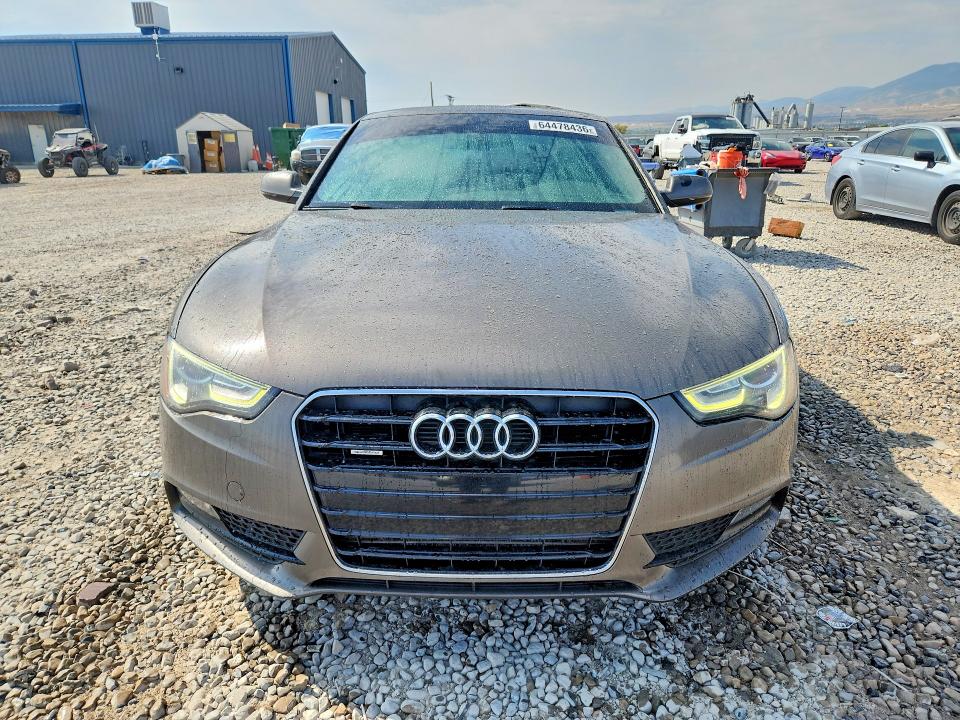 2014 Audi A5 VIN WAULFAFR7EA038458 COPART salvage auction — SIDE, Ut - Salvage Certificate, sold $1,300 on 2026-08-21 (photo 5)