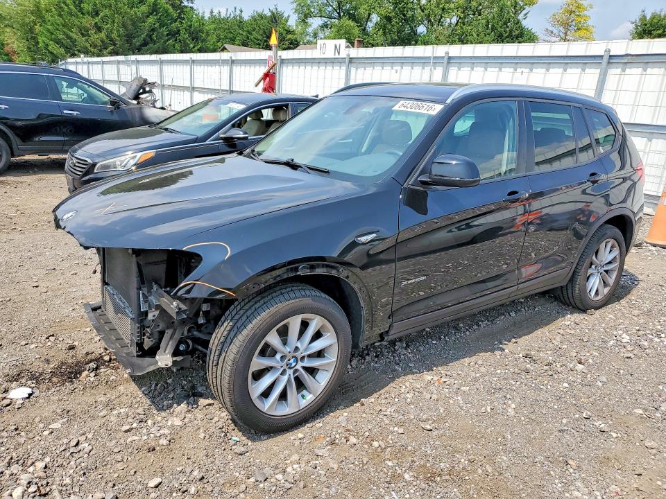 2017 BMW X3 VIN 5UXWX9C33H0T22089 COPART salvage auction — FRONT END, Md - Cert Of Salvage < 75% Damage, sold $2,900 on 2026-08-24 (photo 1)