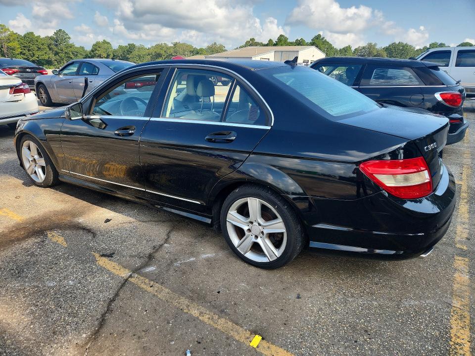 2011 Mercedes-benz C class VIN WDDGF8BB2BR156152 COPART salvage auction — FRONT END, AL - CERTIFICATE OF TITLE, sold $325 on 2026-08-10 (photo 2)