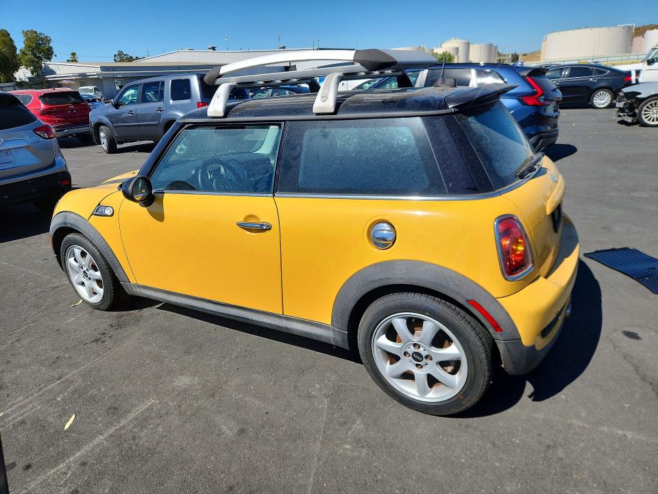 2007 Mini Cooper VIN WMWMF73597TT83278 COPART salvage auction — MECHANICAL, Ca - Dis/Dlr/Exp Only Clean Title, sold $200 on 2026-08-12 (photo 2)