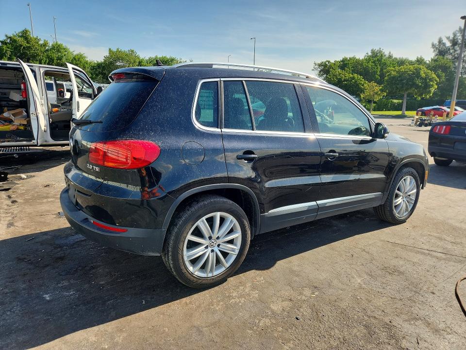 2013 Volkswagen Tiguan VIN WVGAV3AX8DW600900 COPART salvage auction — FRONT END, FL - CERTIFICATE OF TITLE, sold $1,050 on 2026-08-17 (photo 3)