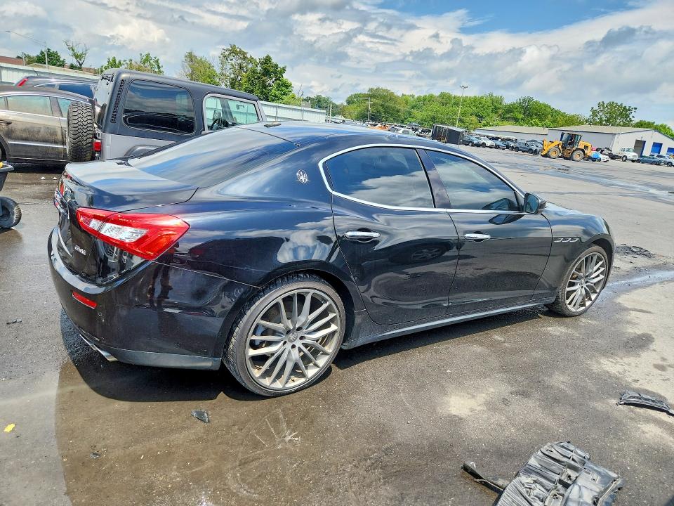 2017 Maserati Ghibli VIN ZAM57XSA4H1218881 COPART salvage auction — WATER/FLOOD, Nj - Cert Of Title-Salvage Flood, sold $5,000 on 2026-08-11 (photo 3)