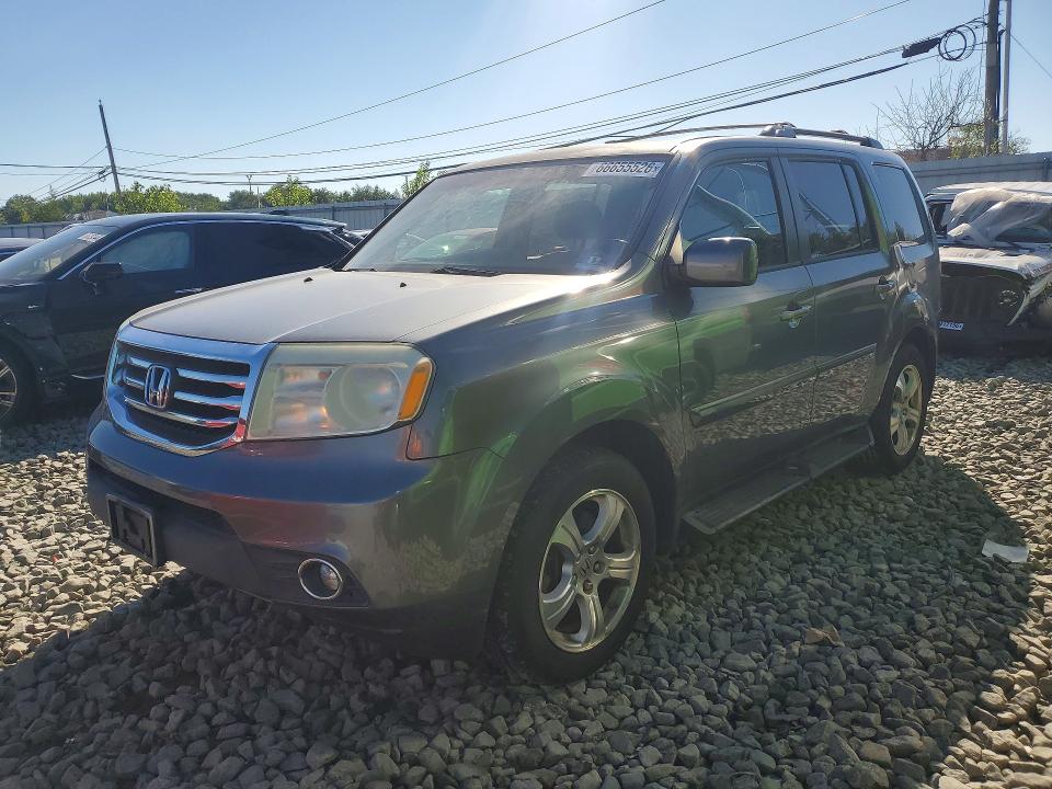 2013 Honda Pilot VIN 5FNYF4H54DB034460 COPART salvage auction — MINOR DENT/SCRATCHES, Nj - Certificate Of Title, sold $1,350 on 2026-09-06 (photo 1)