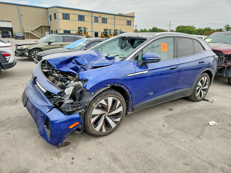 2021 Volkswagen Id.4 VIN WVGKMPE28MP062853 — COPART salvage auction photo