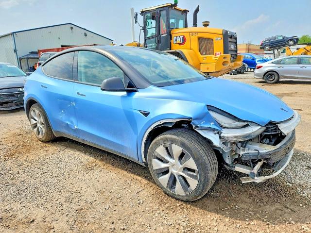 2022 Tesla Mdl y VIN 7SAYGDEE5NF454265 COPART salvage auction — FRONT END, ON - PERMIT NO BRAND - UNFIT, sold $16,800 on 2026-09-03 (photo 4)