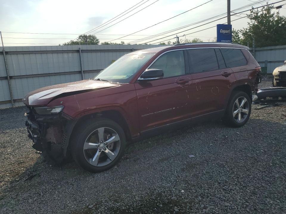 2021 Jeep Grand cherokee VIN 1C4RJKBG2M8186089 — COPART salvage auction photo