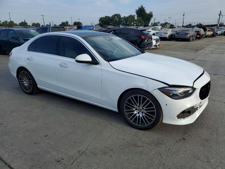 2023 Mercedes-benz C-klasse VIN W1KAF4GB7PR096965 COPART salvage auction — FRONT END, Az - Dis/Dlr/Exp Only Salvage Title (P), sold $13,900 on 2026-08-19 (photo 4)