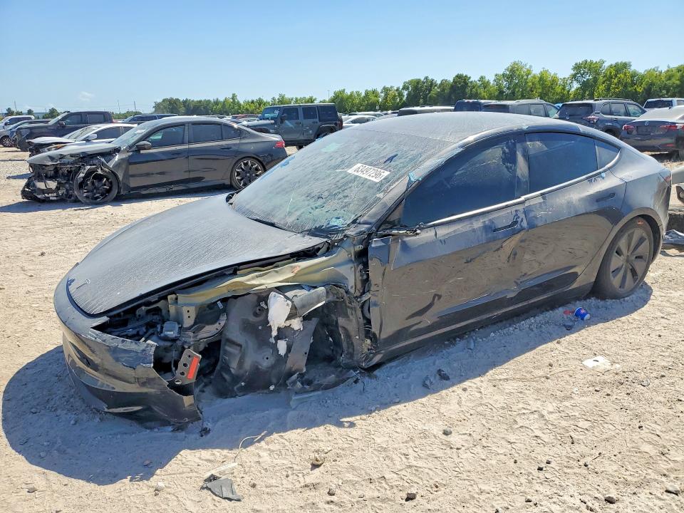 2024 Tesla Model 3 VIN 5YJ3E1EA2RF722610 — COPART salvage auction photo