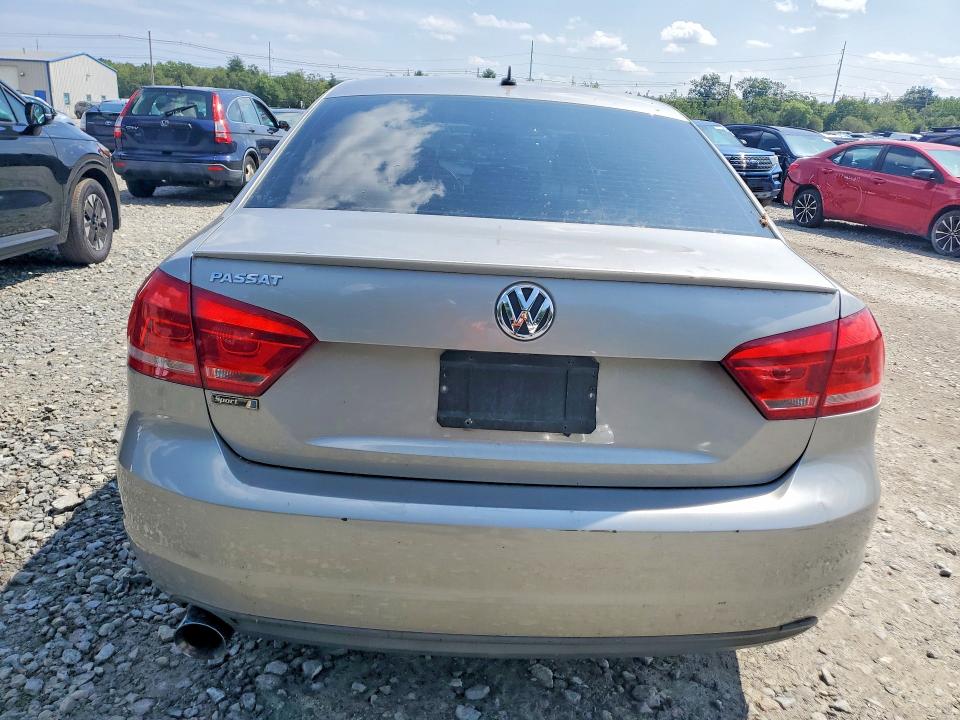 2014 Volkswagen Passat VIN 1VWAP7A39EC020655 COPART salvage auction — FRONT END, Ma - Cert Of Title-Reconstrctd Coll, sold $375 on 2026-08-27 (photo 6)