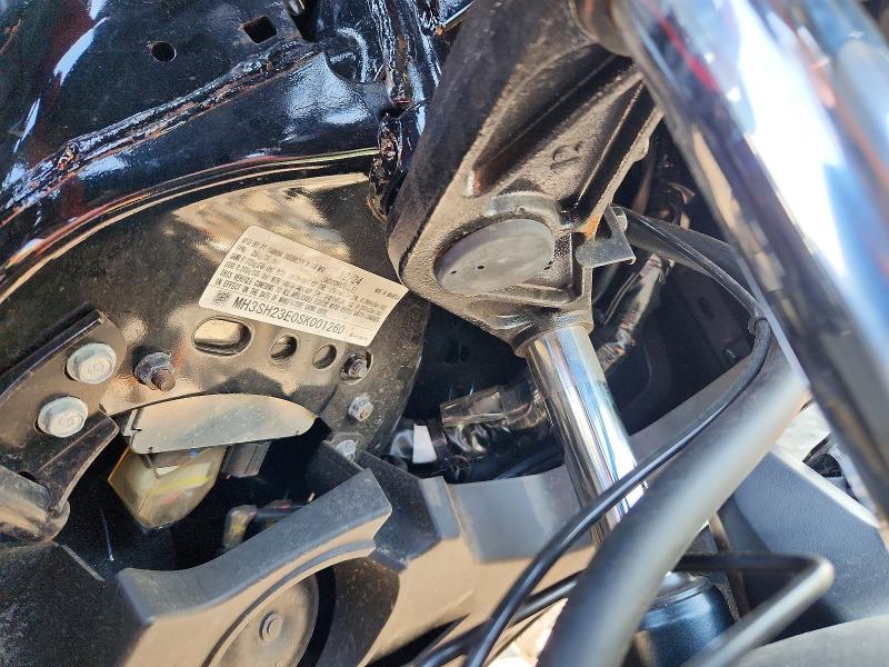 2025 Yamaha VIN MH3SH23E0SK001260 COPART salvage auction — FRAME DAMAGE, Ny - Mv-907A Salvage Certificate, sold $1,650 on 2026-08-31 (photo 8)