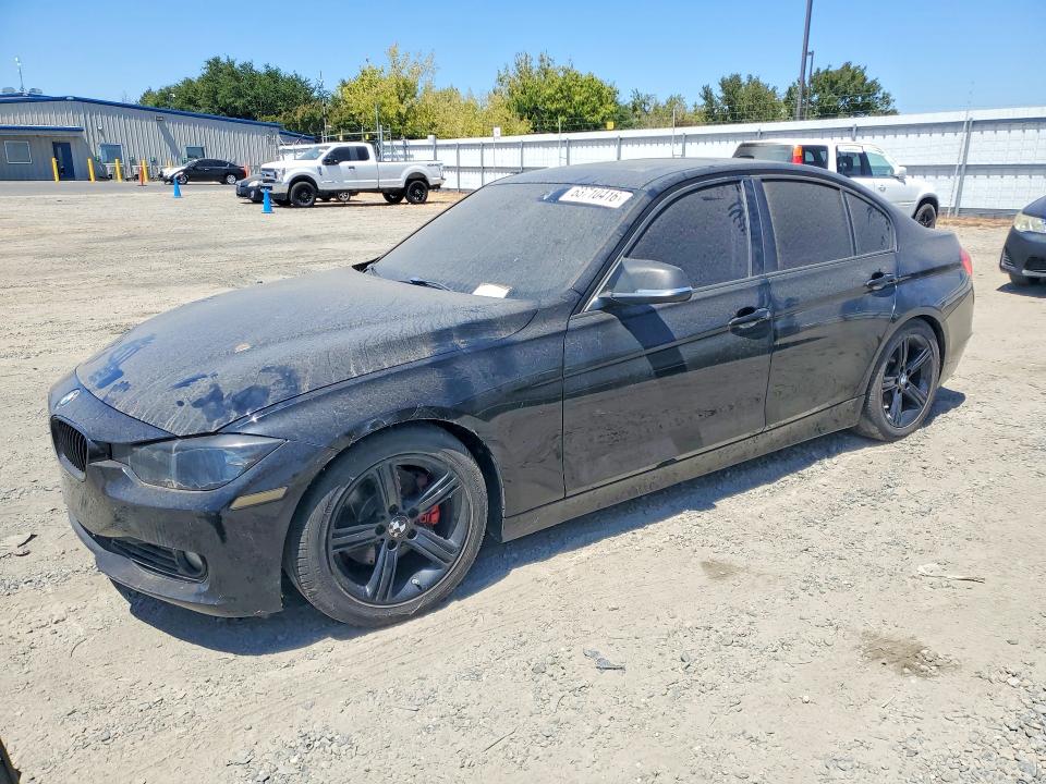 2012 BMW 3 series VIN WBA3C1C56CF431975 COPART salvage auction — NORMAL WEAR, CA - DIS/DLR/EXP ONLY CLEAN TITLE (P), sold $525 on 2026-08-06 (photo 1)