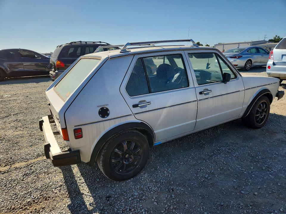 1982 Volkswagen Rabbit VIN 1VWGB917XCV041944 COPART salvage auction — FRONT END, Ca - Dis/Dlr/Exp Only Clean Title, sold $450 on 2026-08-28 (photo 3)