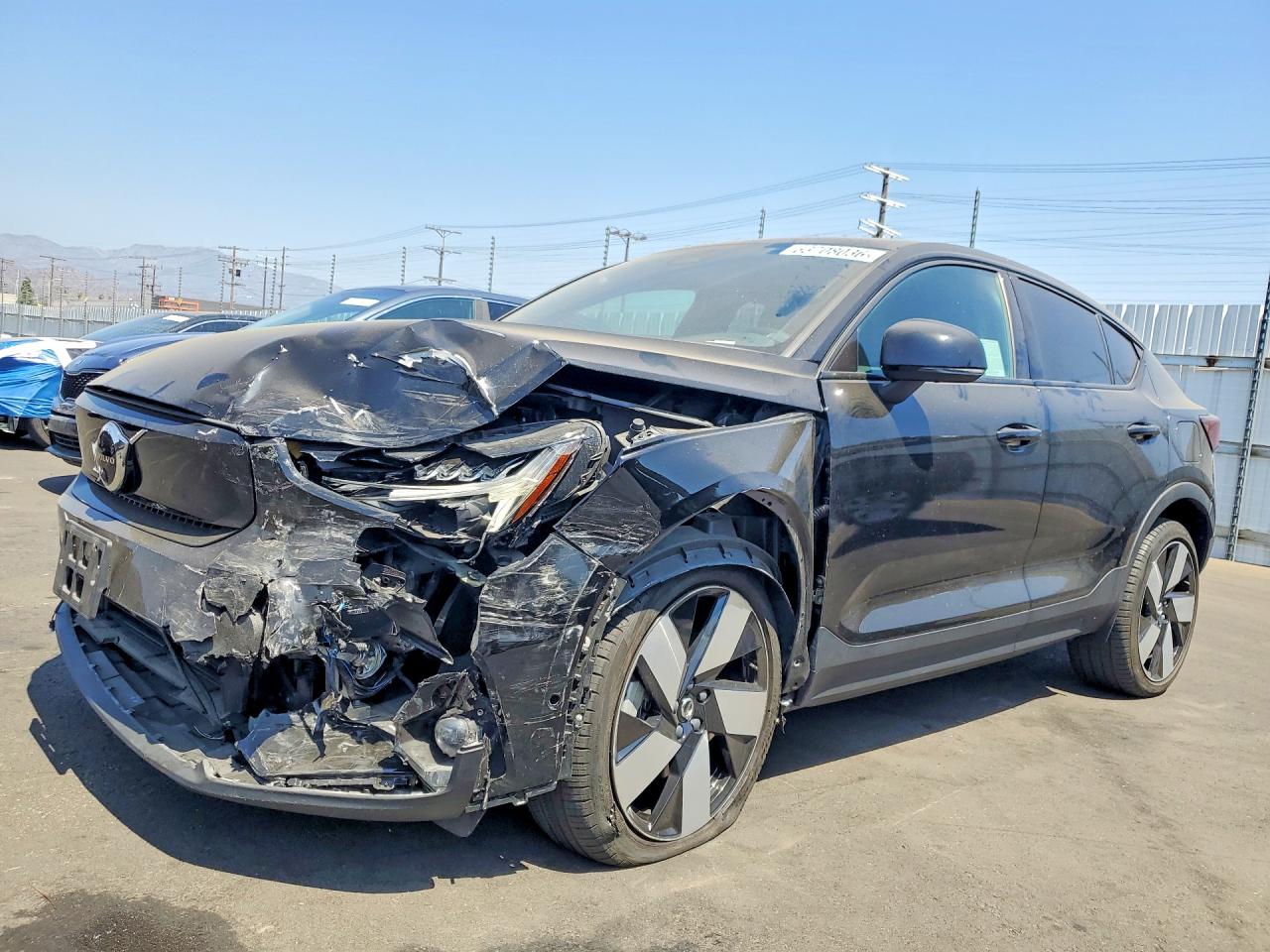 2023 Volvo C40 VIN YV4ED3GM9P2049763 — COPART salvage auction photo