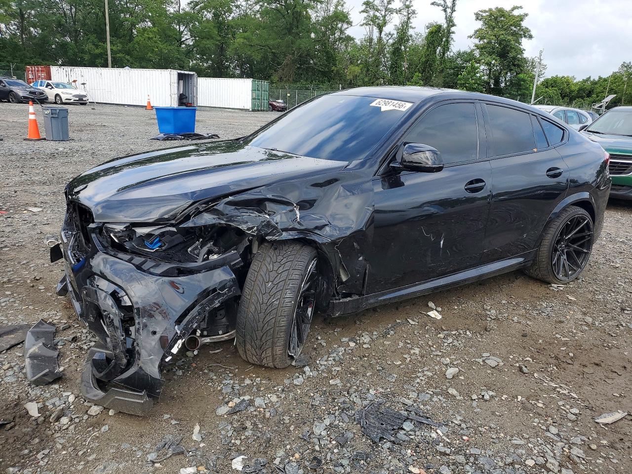 2022 BMW X6 VIN 5YMCY0C0XN9J39306 — COPART salvage auction photo